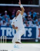 Cricket Ian Botham signed England 8x6 colour photo. Good condition. All autographs are genuine