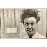 Ken Dodd 16x10 mounted and matted signature piece includes superb black and white image of the