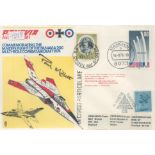 Test Pilot Paul Millett Signed and Flown FDC Commemorating the Maiden Flight of the Panavia 200