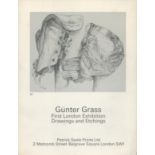 G?nter Grass. First London Exhibition of drawings and etchings. This catalogue 8" x 10½". 6