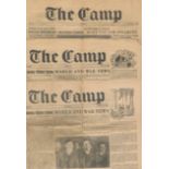 The Camp Newspaper. Published in Berlin 1944. Three issues are offered in this lot: March 26th,