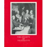 The Society of Dilettanti. Designed and printed by Newnorth Artwork, England. Brochure of 14 pages