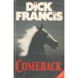 Dick Francis Comeback 1st Edition 1991 rare advanced proof copy. From single vendors book