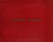 Hunting Journal from January 1949 to 1955. Journal kept by hunt member of various meetings,