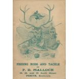 Fishing Rods and Tackle. By P. D. Malloch, Perth, Scotland. 150 pages. Size 5" x 7¼". Excellent copy