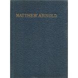Moments with Matthew Arnold. Published by Henry Froude, London. Printed by Horace Hart University