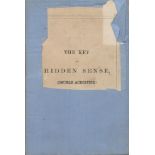 The Key to Hidden Sense. Double Acrostics. 16 pages. Fine condition in publisher's thick paper
