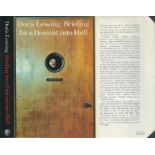 Doris Lessing Briefing for a Descent into Hell Publisher Jonathan Cape. Jacket design by Alan