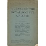 Journal of The Royal Society of Arts No. 4034. March 14th 1930. Vol LXXVIII. Contains an article