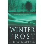 R. D. Wingfield Winter Frost Fine D/W 1st Edition 1999. From single vendors book collection. We