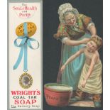 The following 2 bookmarks are offered as one lot and are both early and on the subject of soap: 1.