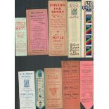 This lot is comprised of 13 bookmarks, mainly of retailers of books. They include: 1. The Waverley