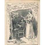 Card. Advertising Royal Society of British Arts. Monday April 29th, 1912, Pall Mall. Sir Alfred East
