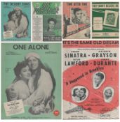 Music score collection. Vintage. UNSIGNED. 6 included. Good condition. All autographs are genuine
