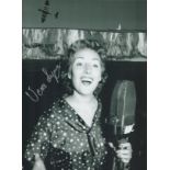 Dame Vera Lynn, amazing 8x12 inch photo signed by the late Dame Vera Lynn. Good condition. All