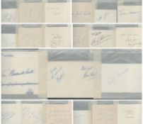 Collections Sports Index Cards (M Z) 1960's 1990's. Approx. 245 cards mixtures of Football, Cricket,
