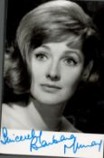 Barbara Murray Signed Black and White Photo, Barbara Murray was an English actress. Murray was