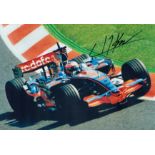 HEIKKI KOVALAINEN signed Formula One McLaren 8x12 Photo. Good condition. All autographs are