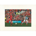 DANIEL JAMES signed 12x16 mounted Wales Photo. Good condition. All autographs are genuine hand