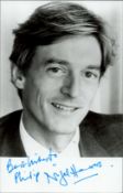 Nigel Havers Signed Black and White Photo, Nigel Havers is an English actor and presenter. Signed in