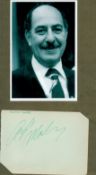 Alfred Marks Signed Black and White Photo, Alfred Marks was a British actor and comedian for 60