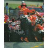 HEINZ HARALD FRENTZEN Formula One signed 8x9 Picture. Good condition. All autographs are genuine