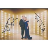 Christopher Dean and Jayne Torvill Olympic Champion Figure Skaters 7x5 inch signed photo. Good