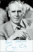 George Cole OBE Signed black and white vintage photo, George Cole OBE was a veteran British film,
