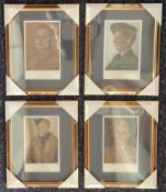 Set of 4 Limited Edition Portraits by Eric Kennington to Celebrate the Diamond Jubilee of the