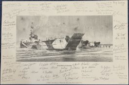 Richard Taylor Signed Limited Edition Print Titled Operation Overlord by Richard Taylor, Multi-