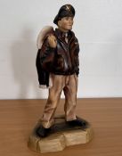 United States 8th Army Air Force Pilot 1942-1945 Ashmor limited edition porcelain figure 162/250