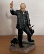 Sir Winston Churchill 10 Downing Street London June 4th, 1940, Ashmor limited edition porcelain