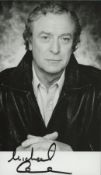 Michael Caine signed 6x4 black and white photo. Good condition. All autographs are genuine hand
