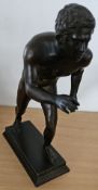 Grand Tour Bronze Figure of an Athlete. (Peacock's Finest). Good condition. All autographs are