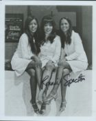 Ronnie Spector signed black and white photo. American singer. 10x8 Inch. Good condition. All