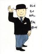 Mr Benn children's TV series photo signed by series narrator Ray Brooks who has added the series