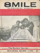 The Rockin' Berries 1960s Beat Group Signed Vintage '8, Mile' Sheet Music By Terry Bond, Clive