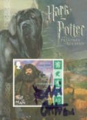Harry Potter and the Prisoner of Azkaban, an Isle of Man Post Stamp card, No.36. Signed by Robbie