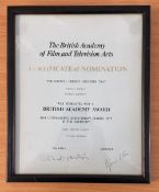 Krishnendu Majumdar And One Unidentified Signed And Framed. Signed Certificate For The British