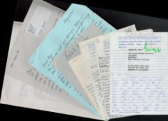 Reggie Kray Collection of Letters. 6 Handwritten Letters, 2 Typed. 3 Letters From Serving