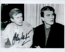 John Leyton signed 10x8 inches black and white photo. Good condition. All autographs are genuine