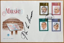 Opera legend Dame Kiri Te Kanawa signed 1980 Music FDC. Good condition. All autographs are genuine