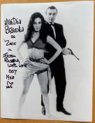 James Bond Martine Beswick signed 10 x 8 b/w photo with rare inscription As Zora in From Russia with