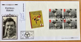 Football Trevor Francis signed Benham 1996 Football Heroes official FDC BLCS117, nice silk image
