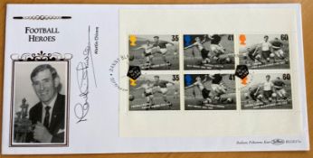 Football Martin Chivers signed Benham 1996 Football Heroes official FDC BLCS117, nice silk image