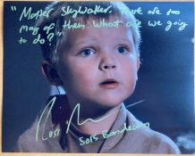 Star Wars Ross Beadman signed colour 10 x 8 photo with rare inscription Master Skywalker there are