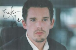 Ethan Hawke signed 12x8 inch colour photo. Good condition. All autographs are genuine hand signed