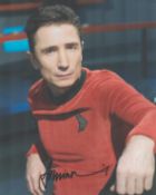 Dominic Keating signed 10x8 inch Star Trek colour photo. Good condition. All autographs are