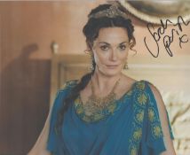 Sarah Parish signed 10x8 inch colour photo. Good condition. All autographs are genuine hand signed