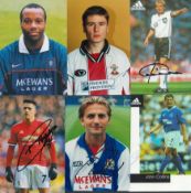 Football collection 6 signed 6x4 inch colour photos include Tim Sherwood, John Collins, Alexis